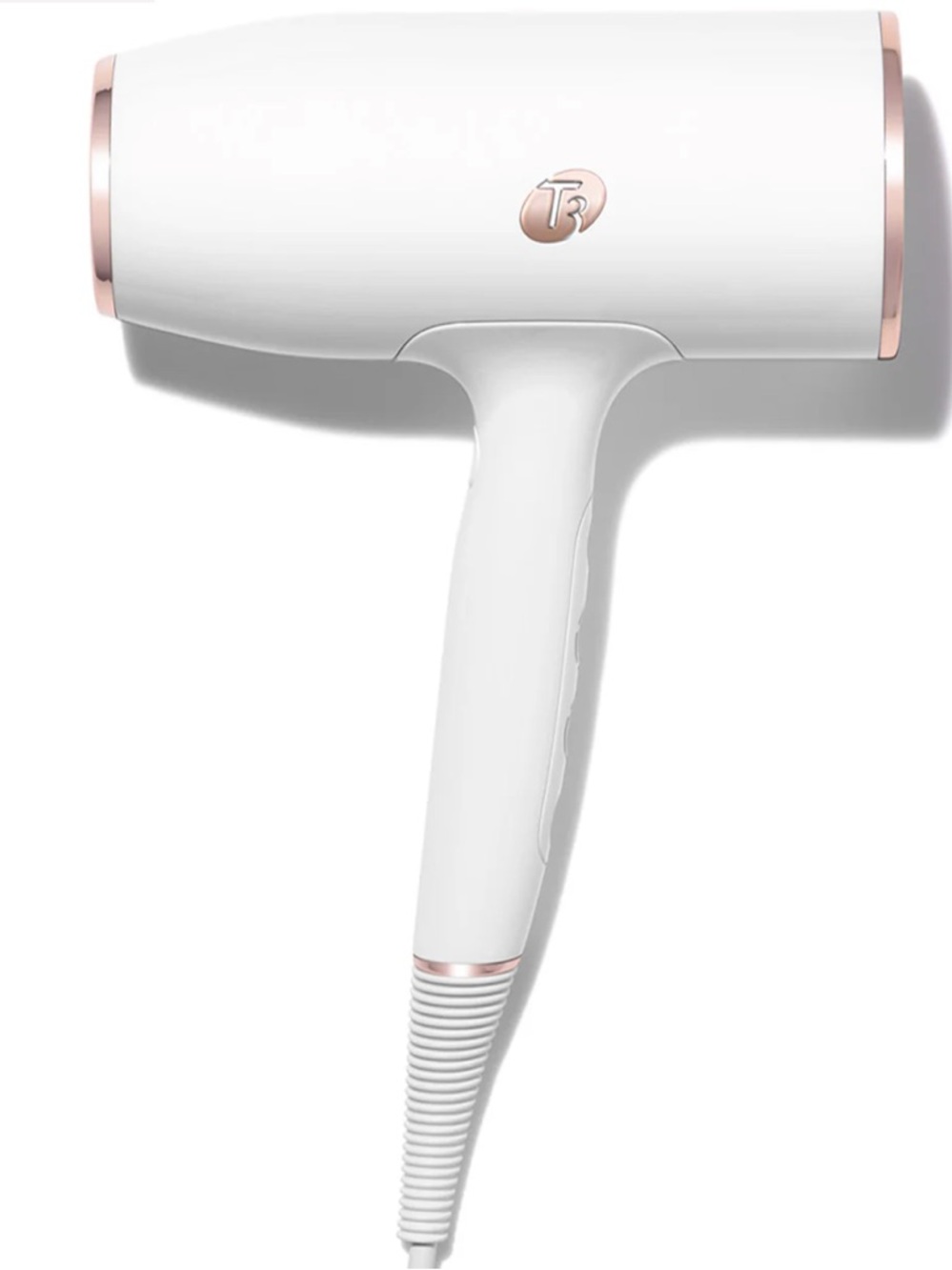 T3 AIRELUXE White & Rose Gold Hair Dryer - Picture 2 of 5